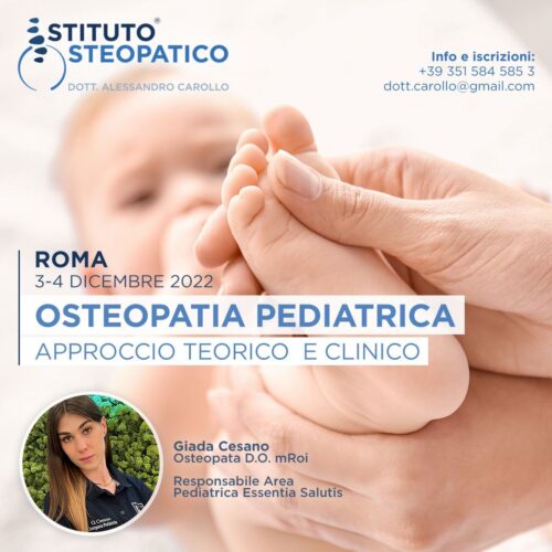 Corso Osteopatia Pediatrica - Istituto Osteopatico
